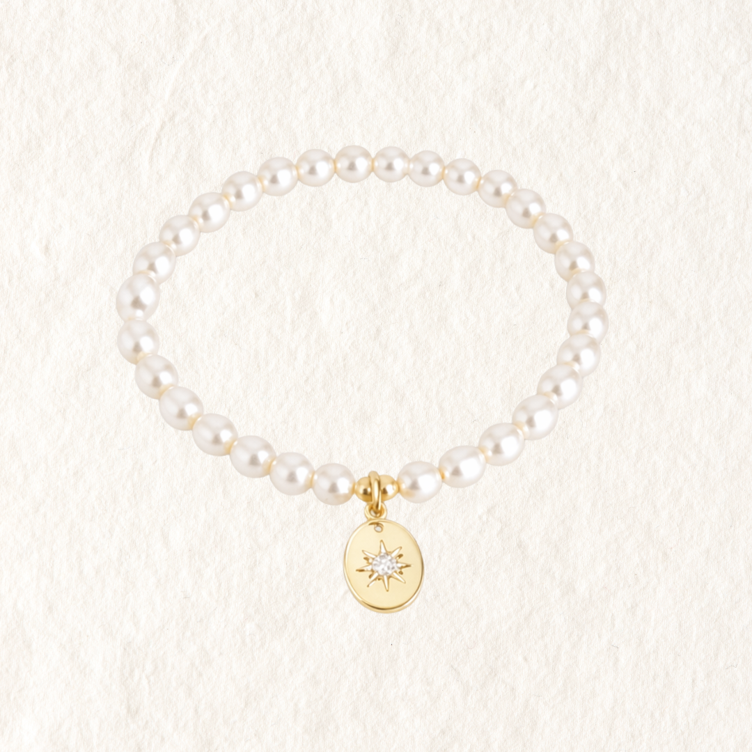 PEARL CHARM BRACELET ✿ MARIN