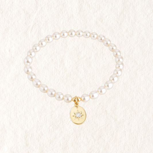 PEARL CHARM BRACELET ✿ MARIN