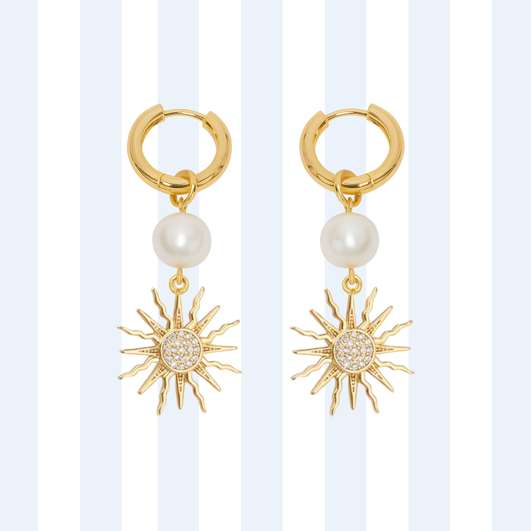 PEARL SUN HOOPS ✿ SERENA