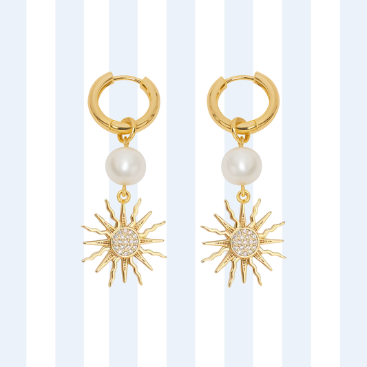 PEARL SUN HOOPS ✿ SERENA