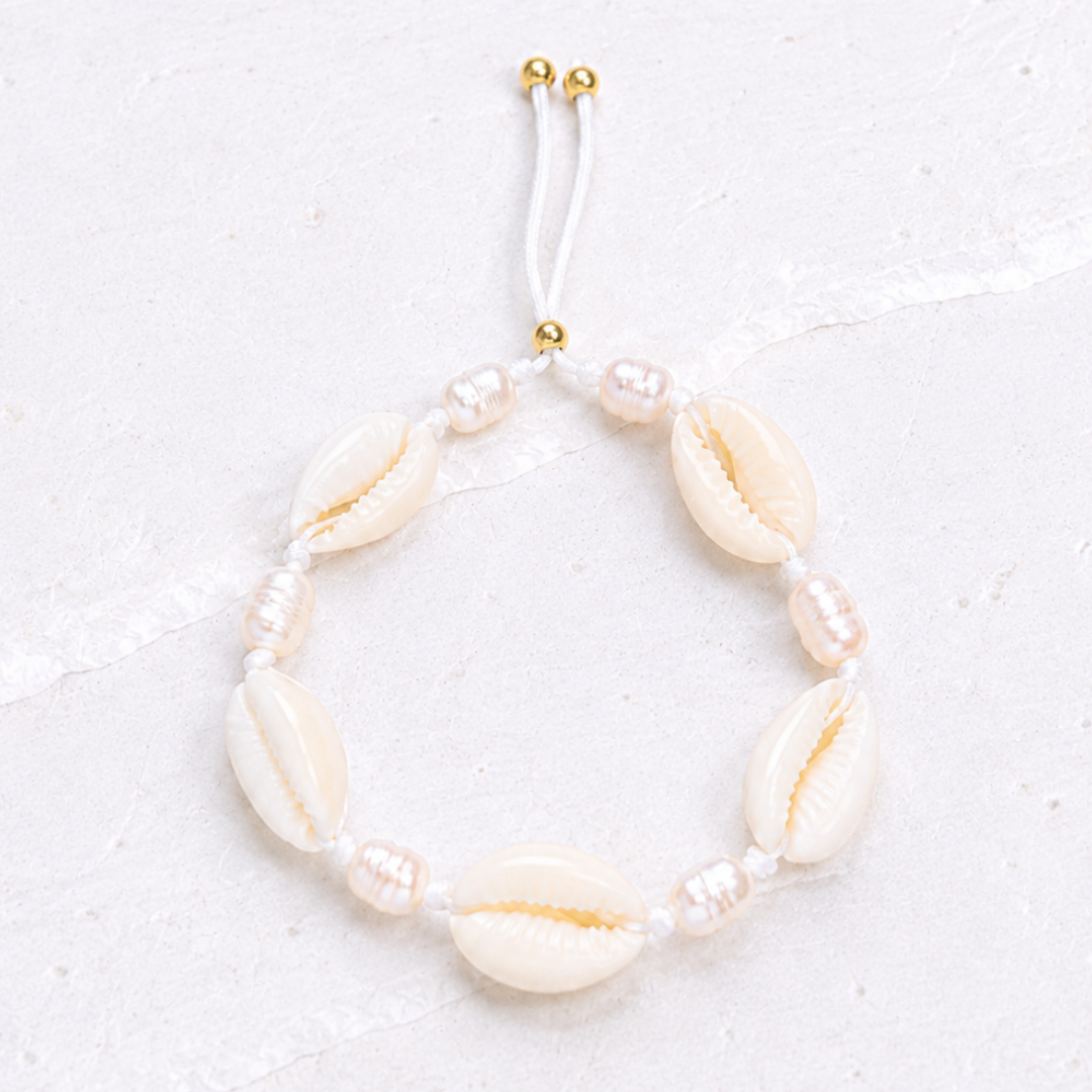 SHELL PEARL BRACELET ✿ LANA