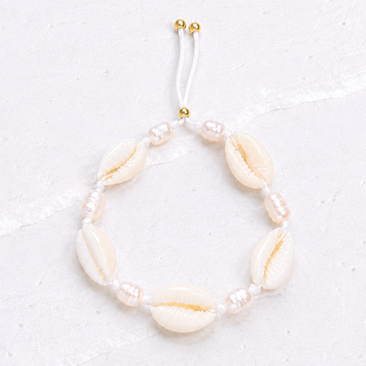 SHELL PEARL BRACELET ✿ LANA