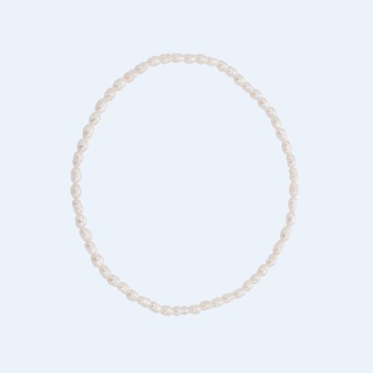 STRETCHY PEARL ANKLET ✿ MARIN