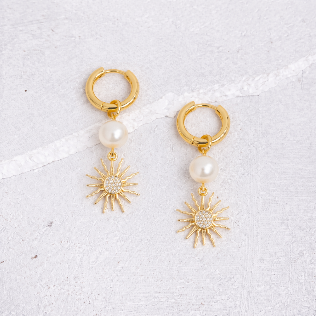 PEARL SUN HOOPS ✿ SERENA