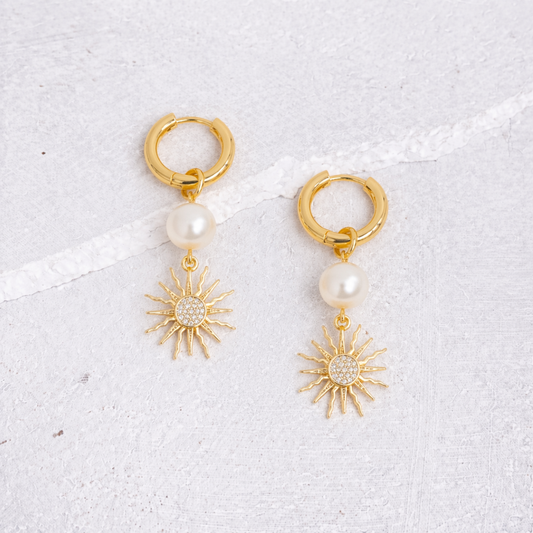 PEARL SUN HOOPS ✿ SERENA