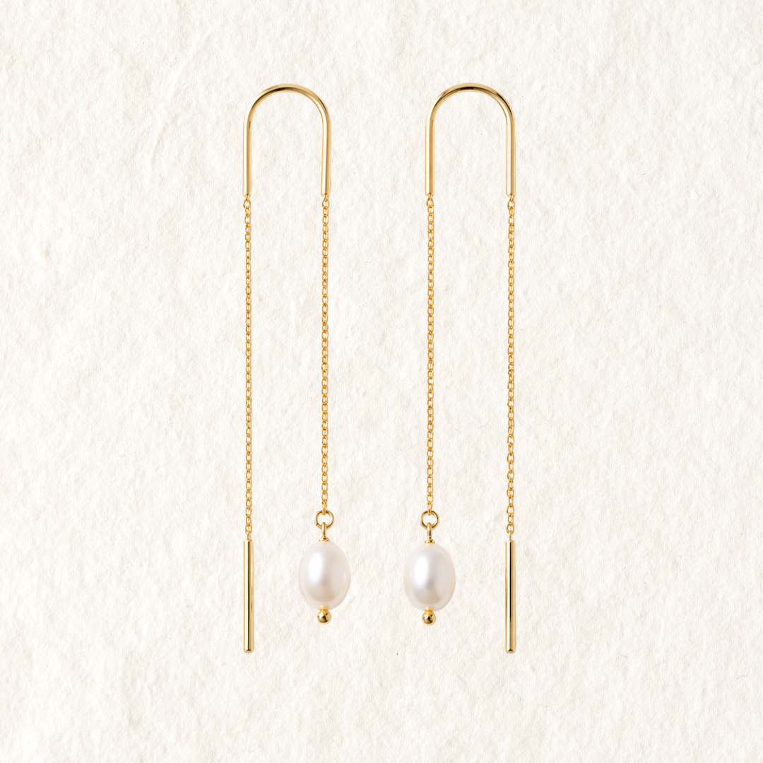 PEARL DROP EARRINGS ✿ OLIVIA