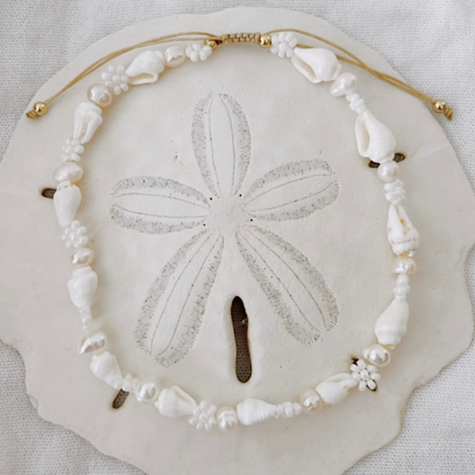 DAISY SHELL ANKLET ✿ CAPRI