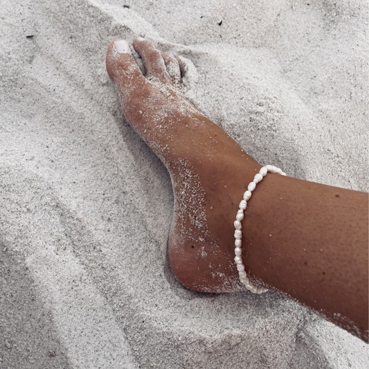 PEARL ANKLET ✿ MARIN