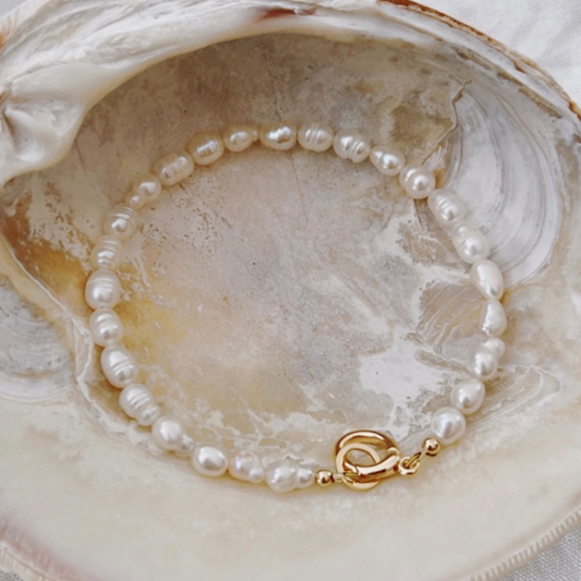 PEARL ANKLET ✿ MARIN