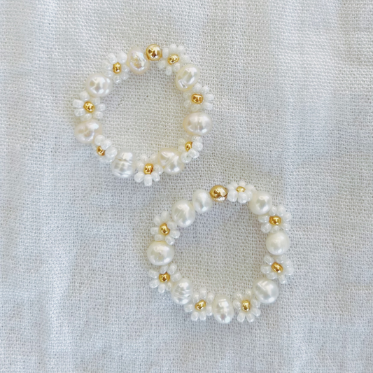 DAISY PEARL RING ✿ CLAIRE